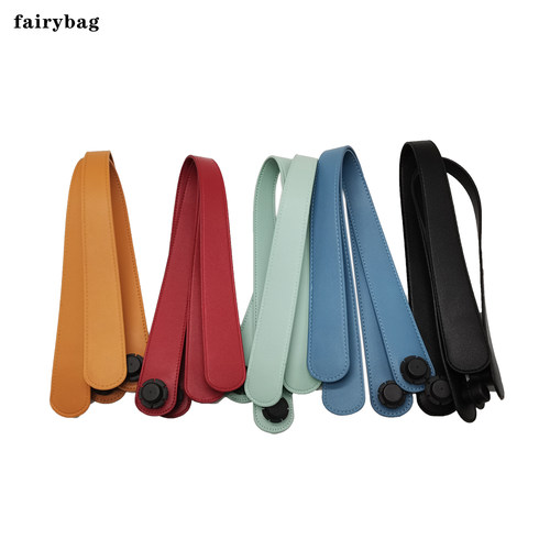 fairybag人造革新款肩带简约时尚手提纯色obag通用配件宽手提肩带