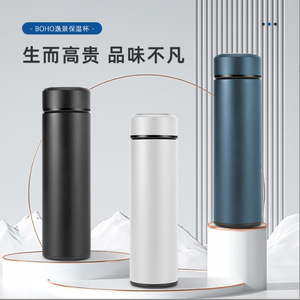 飞剑BOHO逸景便携商务水杯高档商务礼品泡茶直杯时尚不锈钢保温杯