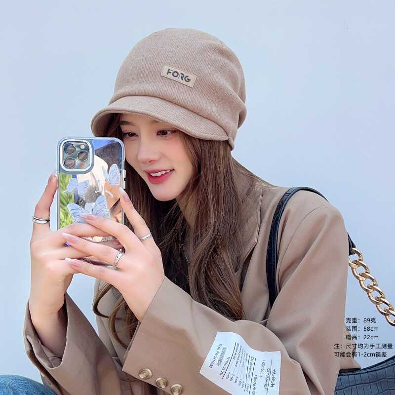 堆堆帽子护耳保暖显脸小时尚春秋