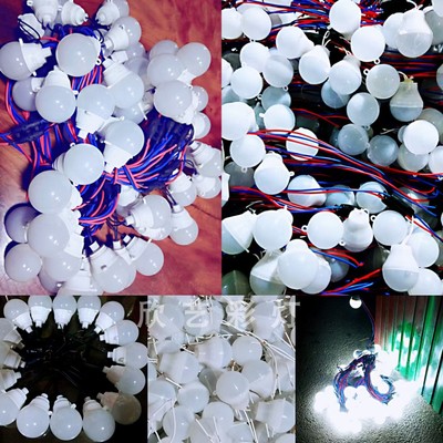 花灯景区灯泡连线灯泡中式