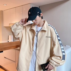 宽松外套男港风潮流ins衣服秋季潮牌夹克休闲上衣JK04110-P55图片
