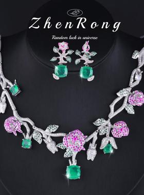 秋冬高级感耳饰气质花朵耳钉D