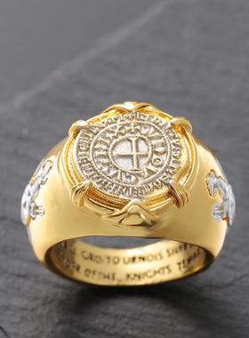 臻荣wish新款十字军战士镀14k