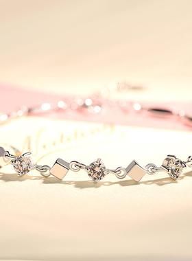 臻荣天猫热卖韩版镀925银