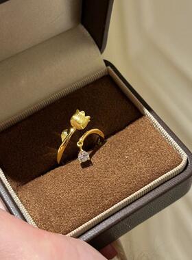 时尚轻奢超美灵动铃兰花小水滴