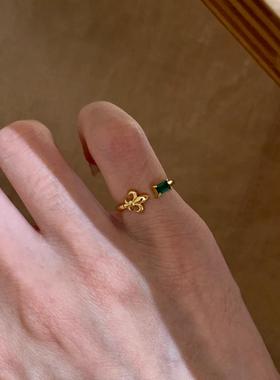 小红书爆款中古法式金色鸢尾花