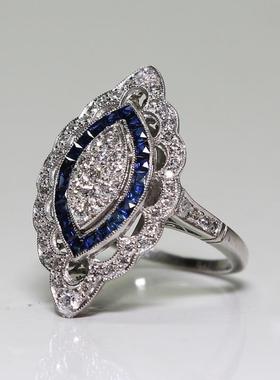 臻荣ebay新款热卖镶嵌托帕石