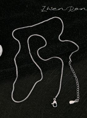 基础款项链男女ins简约素链细