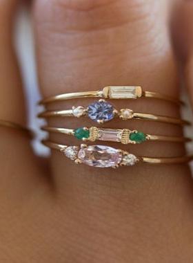 臻荣wish热卖新款镀18k黄金4件套