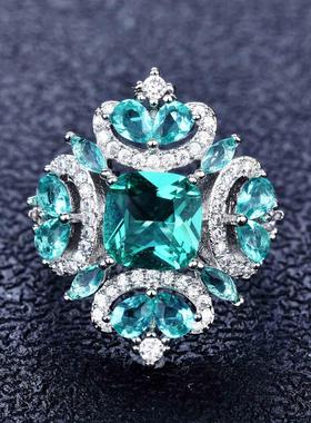 网红同款微镶满钻仿天然