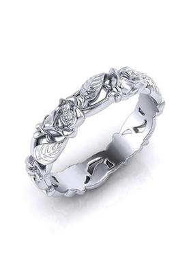 臻荣wish热卖新款镀925银复古