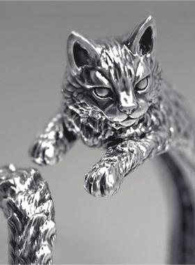 臻荣wish新款镀s925复古泰银黑