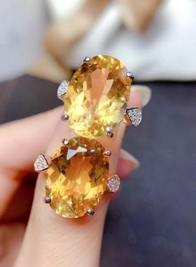 新款引流福利品璀璨黄钻仿天然
