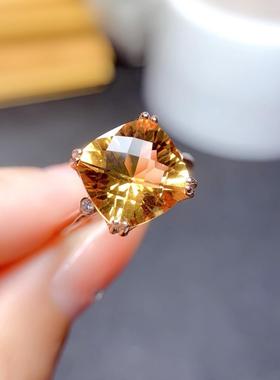 引流福利品摩根石香槟钻戒指5