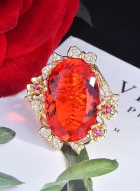 新款20x30大尺寸夸张彩宝戒指