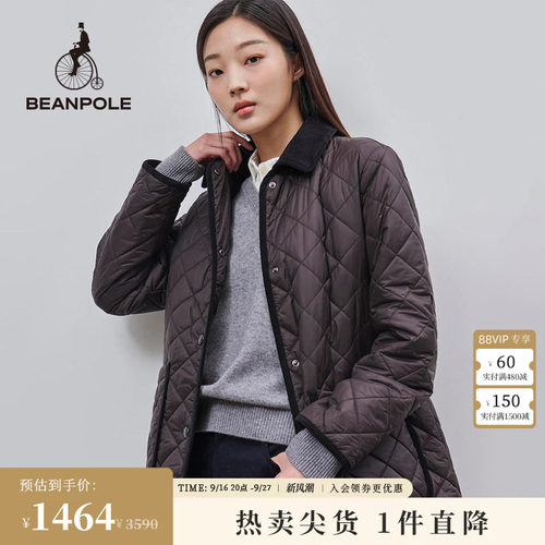 滨波简约中长款时尚棉服
