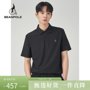 POLO衫 BEANPOLE滨波 纯色休闲舒适T恤短袖 夏季 男士