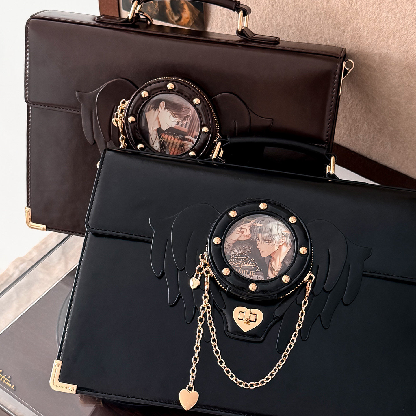 【炽羽鎏金】神明不坠原创制服包双肩手提痛包大容量女生学院日常