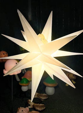 北欧床头灯宜居家装氛围灯圣诞节装饰灯简约风爆炸星圣诞树装饰灯