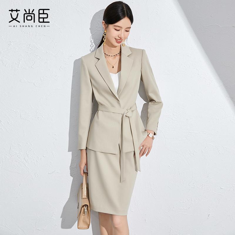 艾尚臣职业通勤女装工作服气质西装套装裙子高级感女神范晚会正装