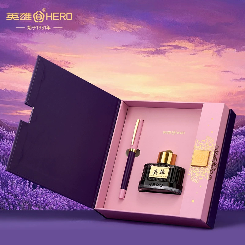 【教师节礼物】英雄钢笔墨水礼盒法式女士高档精致礼物成人练字学生书写男士商务办公礼品赠记事本定制刻字