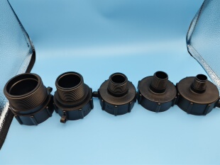 ibc吨桶配件转接件2寸变径化工桶尿素桶硬管转接头4/6分1/1.5/2寸