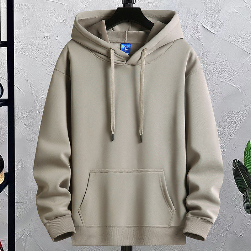 纯色卫衣不起球连帽简约