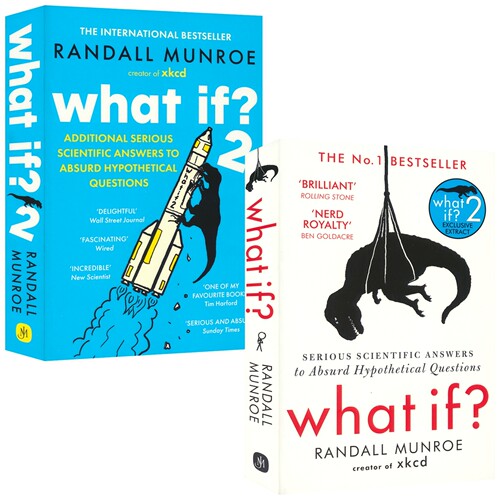 What If 那些古怪又让人忧心的问题 如果这样会怎样 兰道尔门罗 Randall Munroe 百科科普读物 英文原版进口图书