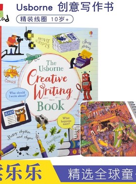 Usborne Creative Writing Book 创意写作书  英国尤斯伯恩 儿童写作启蒙英语练习册 英文原版进口图书