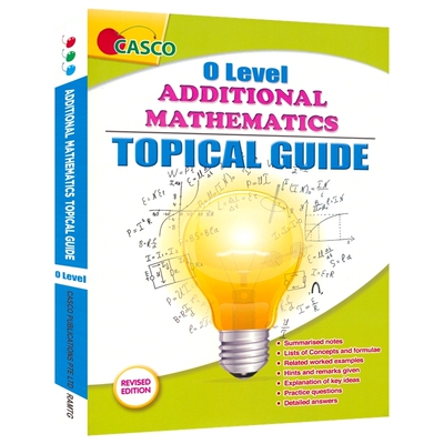 O Level Additional Mathematics Topical Guide Revised Edition O水准数学专题指南补充版 新加坡数学初中练习 英文原版进口图书