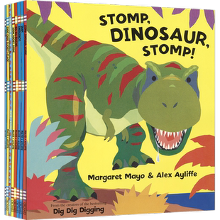 Margaret Mayo Collection 幼儿科普绘本8册 Dig Dig Digging  Choo Choo 事物认知 英语学习 科学启蒙 英文原版进口儿童图书