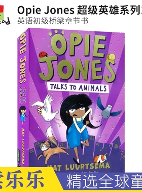 Opie Jones Talks To Animals 超级英雄系列1 英语初级桥梁章节书 搞笑冒险故事 小学生英语课外读物 英文原版进口儿童图书