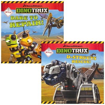 Dinotrux恐龙卡车救援绘本2册