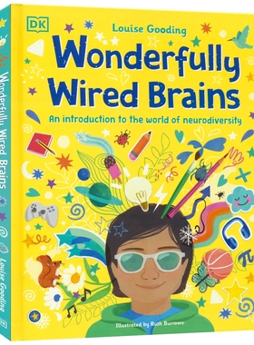 DK Wonderfully Wired Brains 神奇的大脑 百科全书 精装 少儿版科普 儿童英语读物 英文原版进口图书
