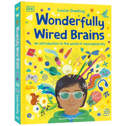 DK Wonderfully Wired Brains 神奇的大脑 百科全书 精装 少儿版科普 儿童英语读物 英文原版进口图书