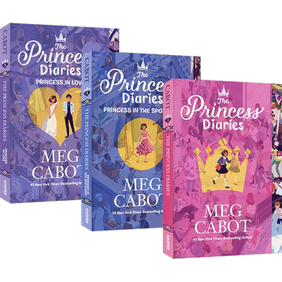 The Princess Diaries Princess in the spotlight 公主日记3册 电影原著英文小说 青少年儿童英语课外读物 英文原版进口图书
