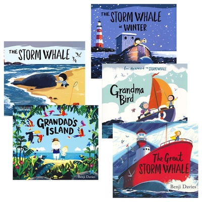 Benji Davies The Storm Whale Grandad's Island 班吉·戴维斯经典绘本 暖心治愈 亲情友情 小熊很忙作者 英文原版进口儿童图书