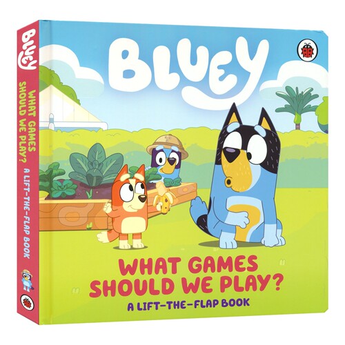 Bluey What Games Should We Play 布鲁伊游戏翻翻书 故事绘本 纸板书 亲子读物 英语早教启蒙 英文原版进口儿童图书