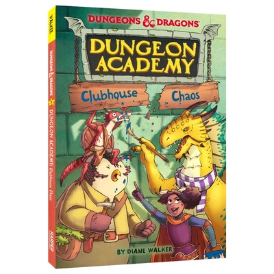 Dungeon & Dragons Dungeon Academy Clubhouse Chaos 地下城与龙3 英语章节小说 桥梁书 全彩插图 英文原版进口儿童图书