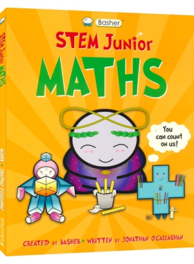 Basher STEM Junior Maths 巴舍尔 STEM 初级基础数学 英文原版进口儿童图书