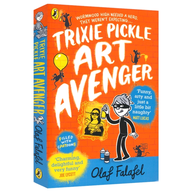 Trixie Pickle Art Avenger 艺术复仇者崔克西 1 儿童幽默插画小说 青少年英语课外读物 英文原版进口儿童图书