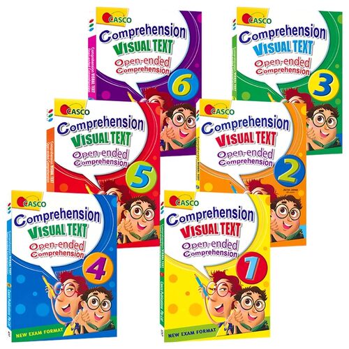 Casco Comprehension Visual Text Open Ended Comprehension  1-6 开放式阅读理解 图表文字 英语能力提升 小学阅读提升 英文原版
