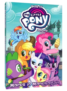 Best of My Little Pony 2 Mares in Manehattan 小马宝莉 全彩漫画绘本 儿童课外阅读故事书 英文原版进口图书