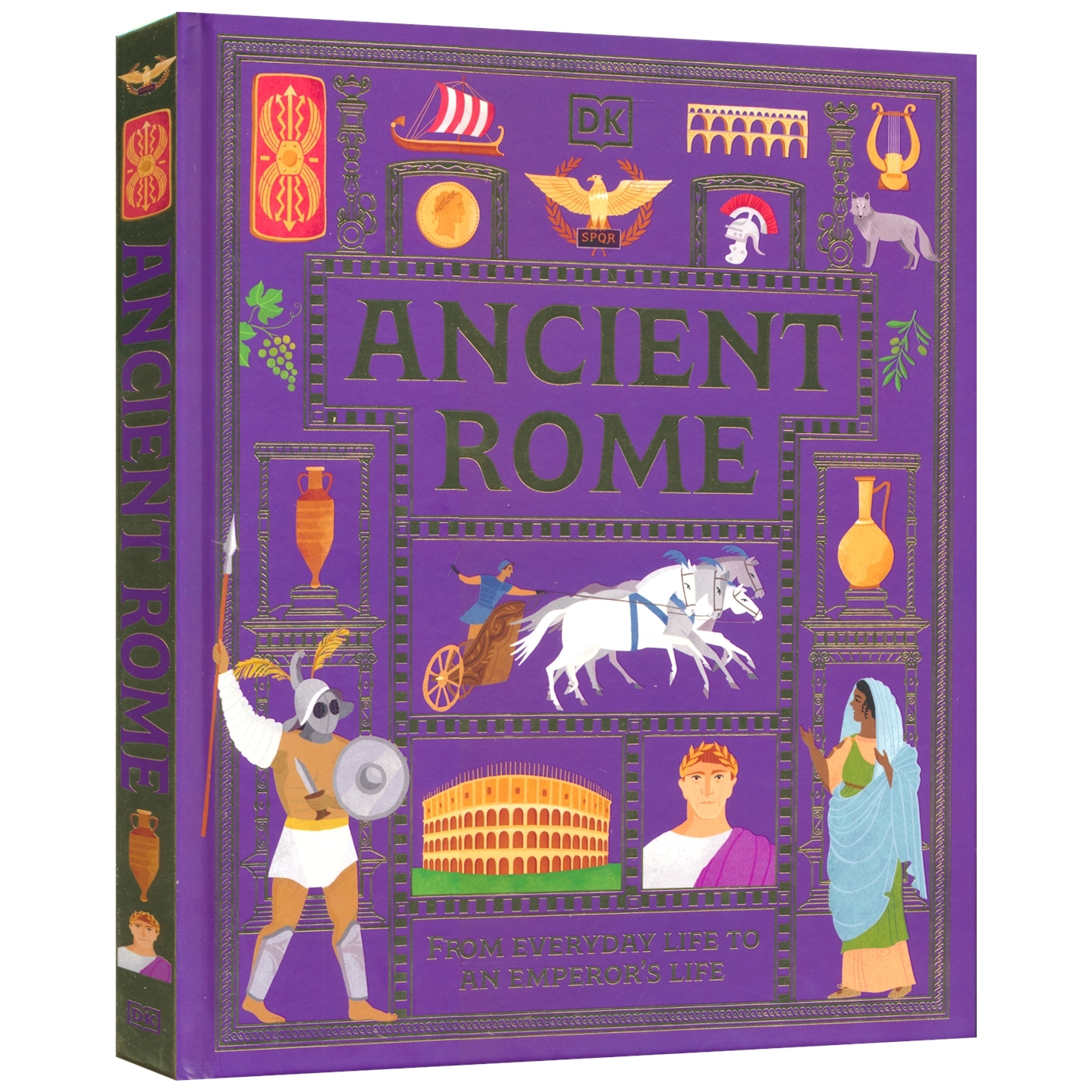 DK 古代史系列 古罗马 Ancient Rome 儿童历史读物 科普知识绘本 青少年百科读物 精装 英文原版进口童书