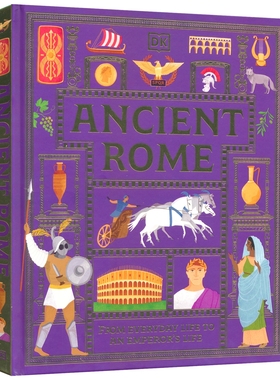 DK 古代史系列 古罗马 Ancient Rome 儿童历史读物 科普知识绘本 青少年百科读物 精装 英文原版进口童书