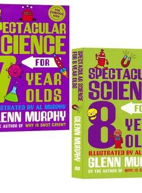 Spectacular Science For 7 and 8 Year Olds  7岁 8岁孩子的神奇科学魔法书  儿童趣味百科 英文章节书 小学生课外读物 英文原版
