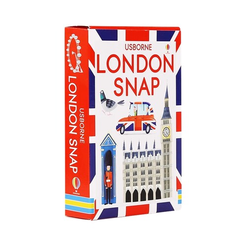 【自营】Usborne  London snap 尤斯伯恩 伦敦 捉对 儿童游戏桌游卡片 亲子互动 益智活动 课外读物 3岁+