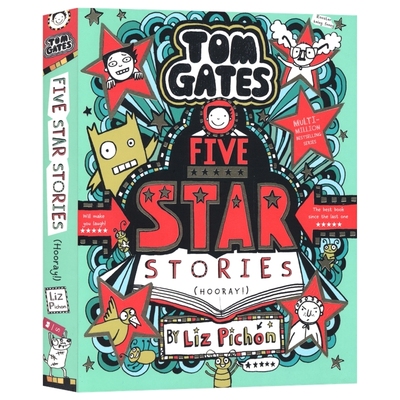 Tom Gates Five Star Stories 汤姆盖茨系列 5星故事 涂鸦风格 漫画日记体 9-12岁 小学生英语课外读物 英文原版进口儿童图书