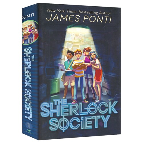 The Sherlock Society 夏洛克社团1 青少年侦探推理小说 精装 英语课外读物 爱伦·坡奖得主作品 英文原版进口儿童图书