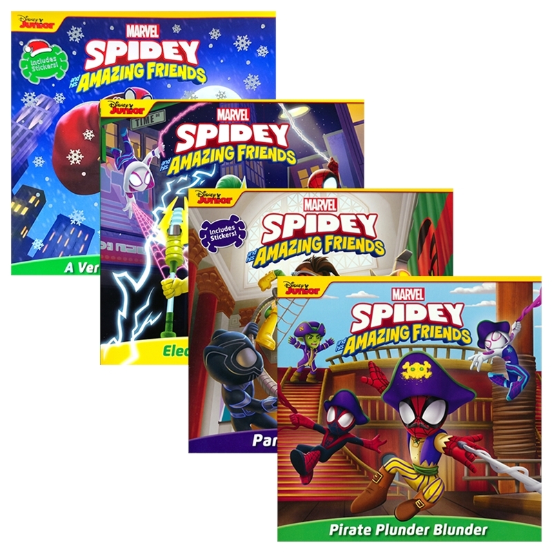 Marvel Spidey And His Amazing Friends 蜘蛛侠与朋友们 漫威图画故事书 英语读物 英文原版进口儿童图书